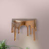 Dripping Deep Gold Floating Shelf