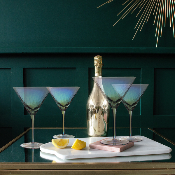 Iridescent Cocktail Glasses | Set Of Two