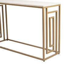 Load image into Gallery viewer, Grecian Gold Console Table
