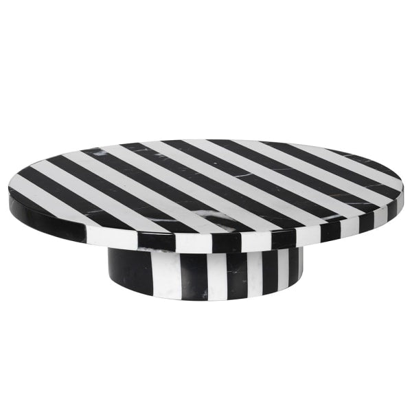 Large Marble Monochrome Cake Stand
