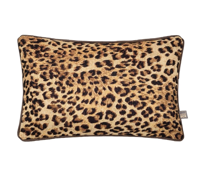 Handmade Leopard Print Cushion