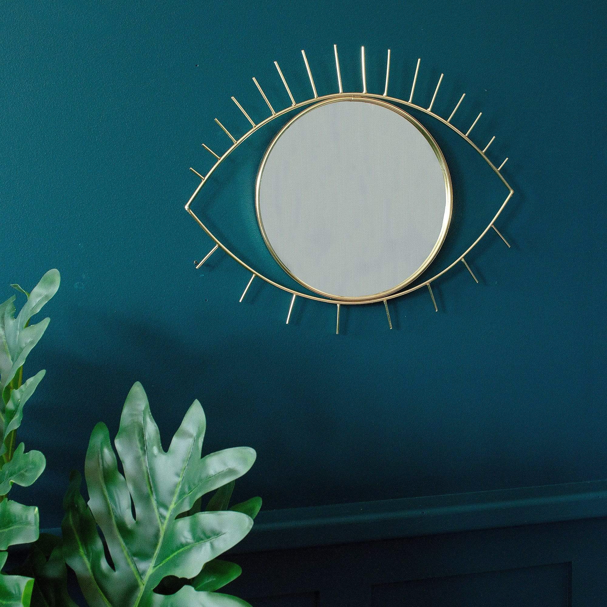 All-seeing Gold Eye Wall Mirror