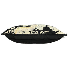 Load image into Gallery viewer, Amaru Black Serpent Fringed Cushion