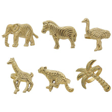 Load image into Gallery viewer, Animal Napkin Rings | Set 6
