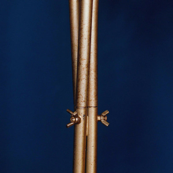 Antique Bronze Palm Leaf Floor Lamp