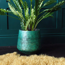 Load image into Gallery viewer, Antiqued Turquoise Planter