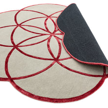 Load image into Gallery viewer, Aria Round Rug | Red