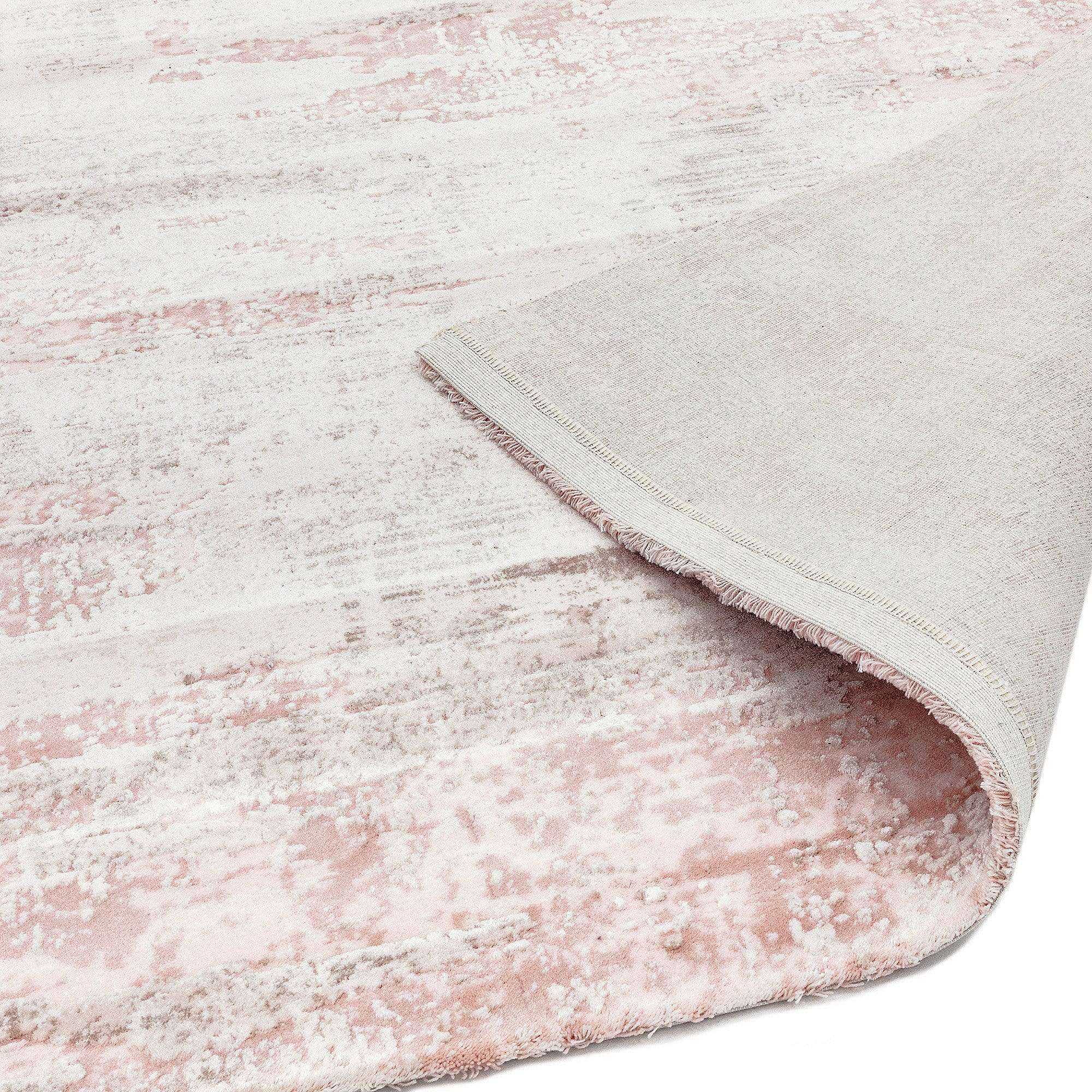 Ayla Pink Textured Rug