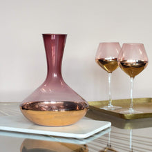 Load image into Gallery viewer, Berry Tinted Wine Decanter