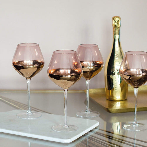 Berry Tinted Wine Glasses | Set of 4