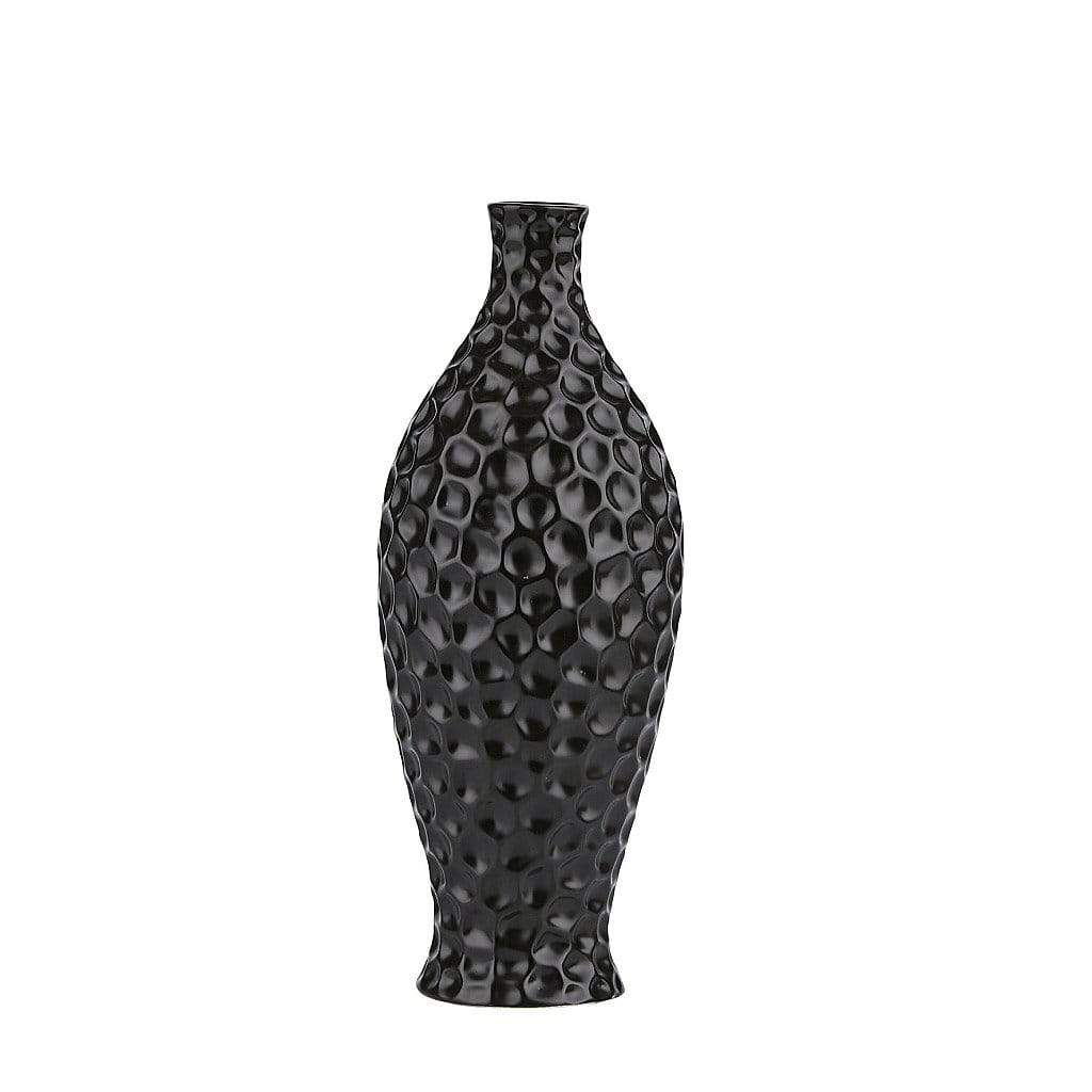 Black Dimple Vase