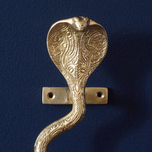 Load image into Gallery viewer, Brass Cobra Snake Door Handle