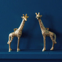 Load image into Gallery viewer, Brass Giraffe Door Handle