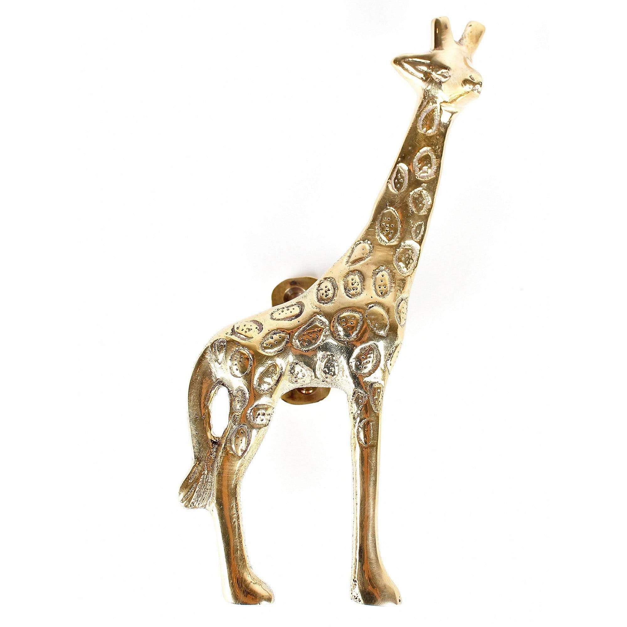 Brass Giraffe Door Handle