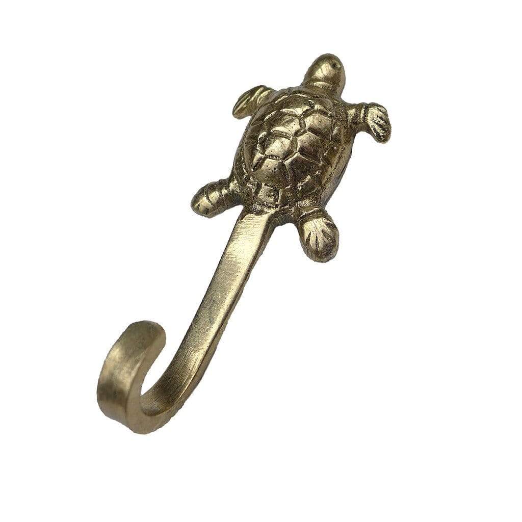 Brass Mini Turtle Hook