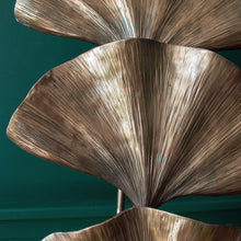 Load image into Gallery viewer, Bronze Ginkgo Leaf Floor Lamp