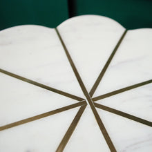 Load image into Gallery viewer, Cassia Marble Flower Side Table