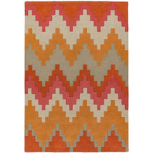 Load image into Gallery viewer, Chevron Sienna Patterned Rug