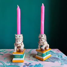 Load image into Gallery viewer, Chinese Guardian Lion Style Candle Holder