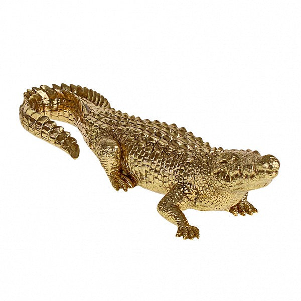 Chrishy The Gold Crocodile Ornament