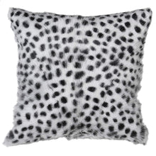 Load image into Gallery viewer, Dalmatian Spotted Goat Fur Cushion Cover