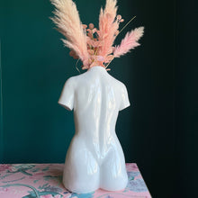 Load image into Gallery viewer, Elegant Female Form White Vase