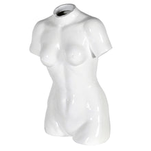 Load image into Gallery viewer, Elegant Female Form White Vase