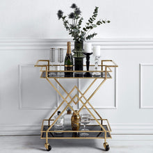 Load image into Gallery viewer, Fabulous Golden Drinks Trolley