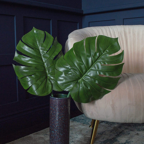 Faux Monstera Cheese Plant Leaf