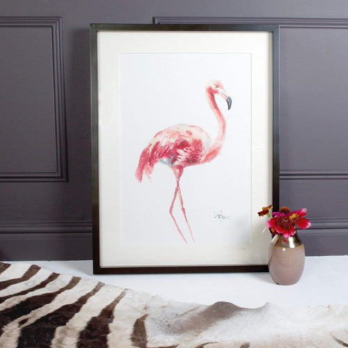 Framed Flamingo Print | Limited Edition