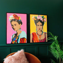 Load image into Gallery viewer, Frida Kahlo Style Framed Prints | Set of 2
