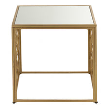 Load image into Gallery viewer, Gatsby Gold Fan Side Table