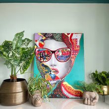 Load image into Gallery viewer, Gianna LED Neon Canvas Art