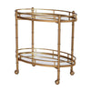 Gilt Mirrored Bar Cart