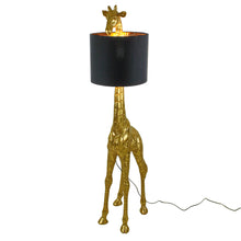 Load image into Gallery viewer, Gisella Giraffe Floor Lamp | Black Shade