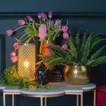 Load image into Gallery viewer, Gold Filigree Table Lamp
