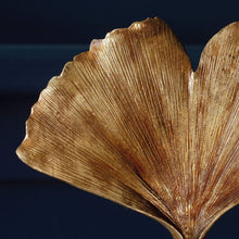 Load image into Gallery viewer, Gold Ginkgo Leaf Ornament