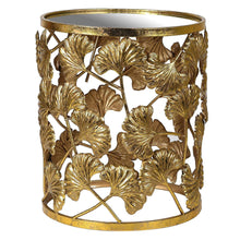 Load image into Gallery viewer, Gold Ginkgo Leaf Side Table