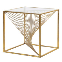 Load image into Gallery viewer, Gold Helix Side Table