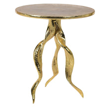 Load image into Gallery viewer, Gold Horn Leg Side Table