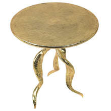 Load image into Gallery viewer, Gold Horn Leg Side Table