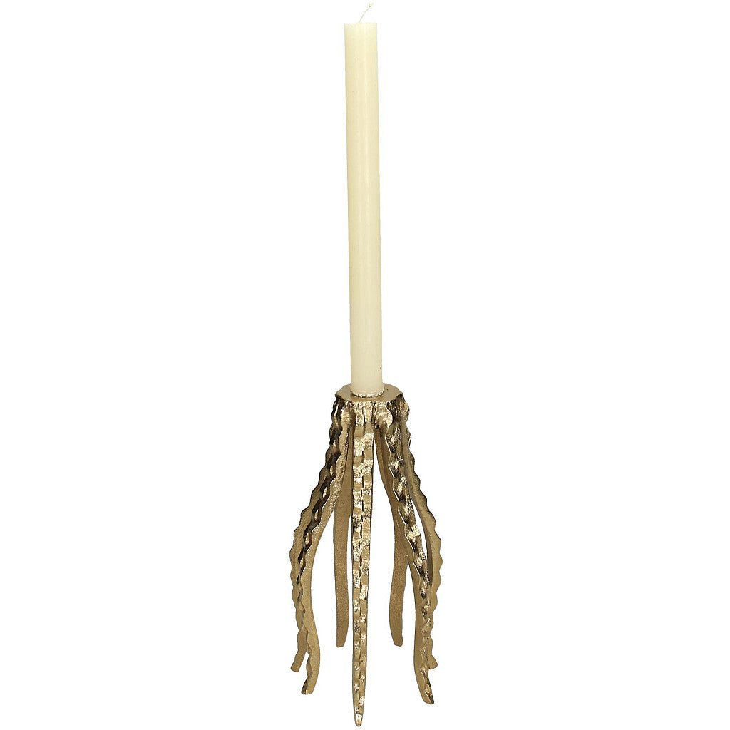 Gold Octopus Tentacle Candle Holder