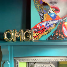 Load image into Gallery viewer, Gold OMG Balloon Ornament &amp; Wall DÃ©cor