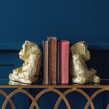 Load image into Gallery viewer, Gold Orangutan Bookends