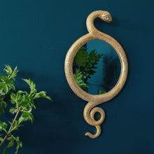 Load image into Gallery viewer, Gold Snake Mirror