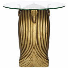 Load image into Gallery viewer, Golden Egyptian Pharaoh Side Table