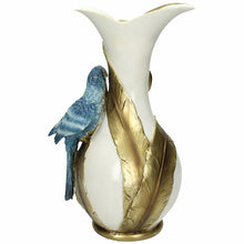 Load image into Gallery viewer, Hand Painted Blue and White Antique Style Vase
