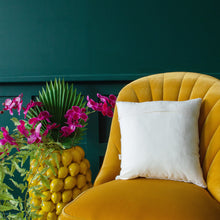 Load image into Gallery viewer, Handmade Beaded Lemon Cushion
