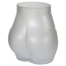 Load image into Gallery viewer, Handmade Curvy Glass Bum Vase 