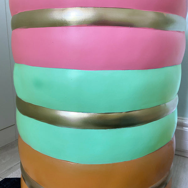 Handmade Pastel Macaron Occasional Table 